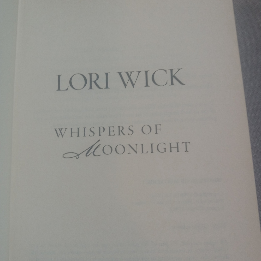 Whispers of Moonlight by Lori Wick Rocky Mountain Memories Book 2 Christian